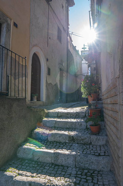 Cityscape at Pacentro in Abruzzo, Italy - Fotografie, Obrázek