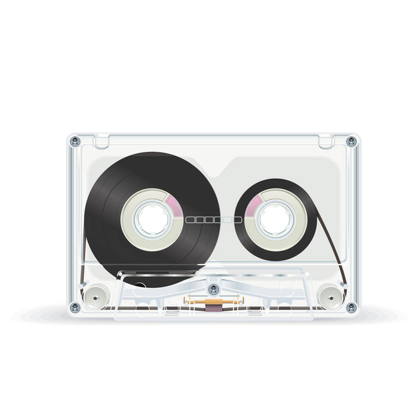 Vintage Audio cassette - Vector, afbeelding