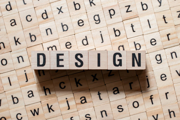 Concept du mot Design - Photo, image
