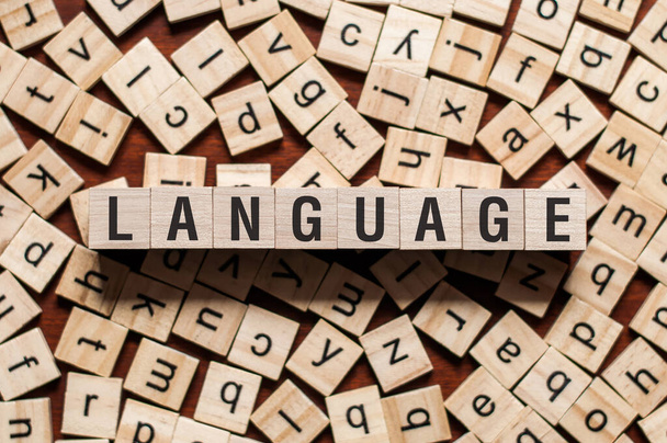 Language word concept - Фото, зображення