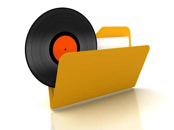 3d music disco in Folder - Foto, immagini