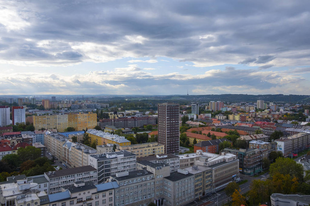 Вид сверху на город Острава, Чехия
 - Фото, изображение