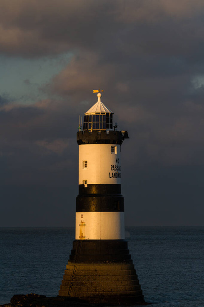 Penmon, pen Mon Lighthouse at sunset - Photo, Image
