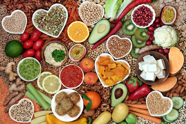 Aliments santé végétalien pour la forme physique
 - Photo, image