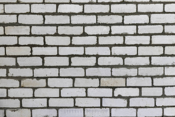 Λευκό τούβλο vintage τοίχο για φόντο ή υφή - Φωτογραφία, εικόνα