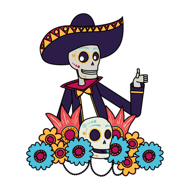 mariachi kallo kukka koristelu sarjakuvahahmo
 - Vektori, kuva