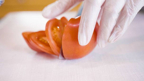 rote Tomate - Foto, Bild