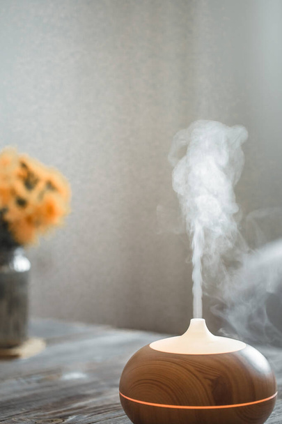 Humidifier on the table in the living room. - Photo, Image