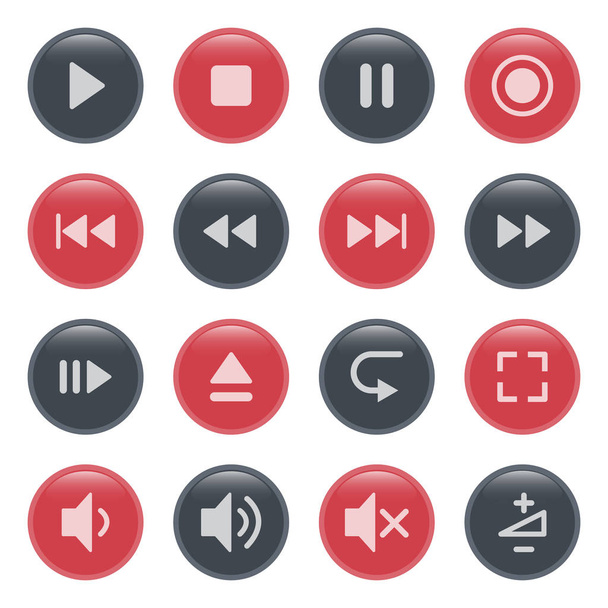 excellent icons for designers in the design of all kinds of works. Beautiful and modern icon which can be used in many purposes Eps10 vector. - Вектор, зображення
