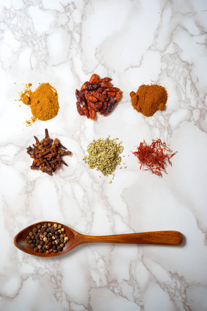 Different kinds of spices - Photo, Image