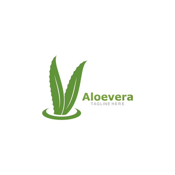 Az AloeVera logo template vektoros ikon  - Vektor, kép
