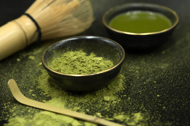 green matcha tea - Foto, Bild