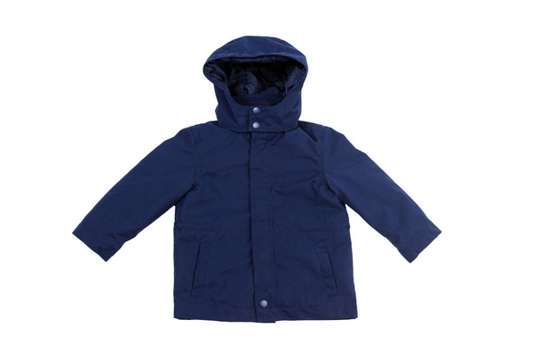 İzole çocuk için mavi ceket  - Fotoğraf, Görsel