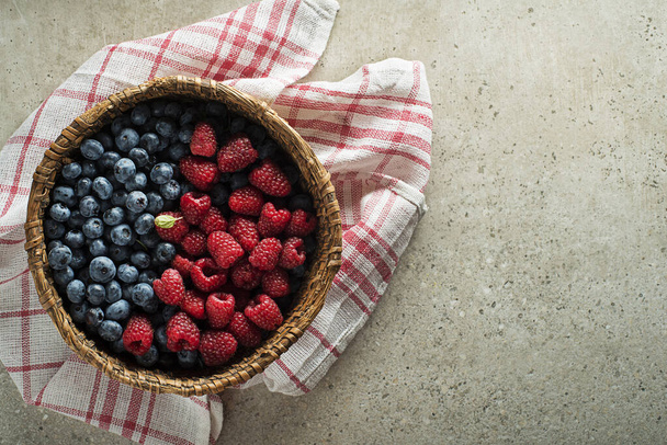 Mixed fresh Berries fruit - Fotoğraf, Görsel