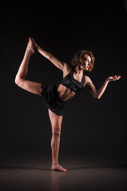 young girl doing yoga - Valokuva, kuva
