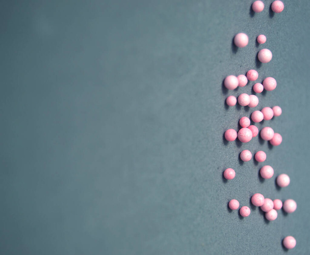 Marshmallow bolas pequeñas de color rosa
 - Foto, Imagen