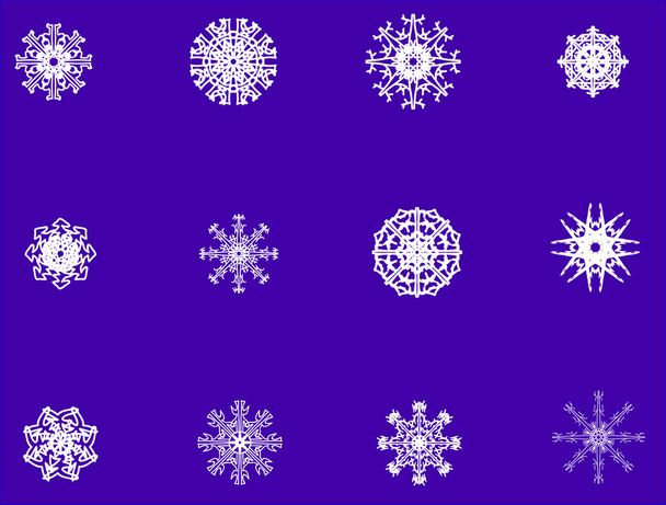 flocons de neige vectoriels
 - Vecteur, image