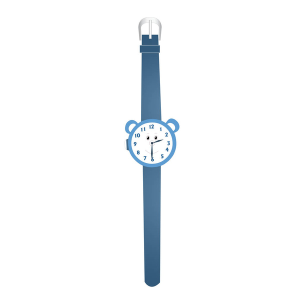 Náramkové hodinky pro dítě - Cartoon Vector Image - Vektor, obrázek