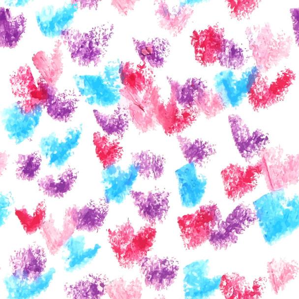 Oil pastel. Seamless pattern. - Vector, Image