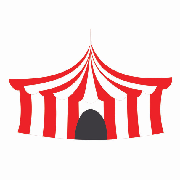 Barraca de circo - Desenhos animados imagem vetorial
 - Vetor, Imagem
