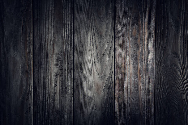 Gray wooden background with old painted boards - Φωτογραφία, εικόνα