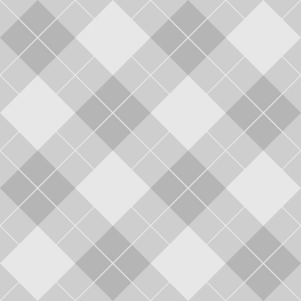 Tile grey plaid vector pattern for seamless decoration wallpaper - Vector, Image