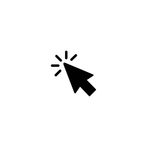 Icono del cursor aislado sobre fondo blanco
 - Vector, Imagen