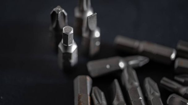 A group of screwdriver bits - Photo, Image