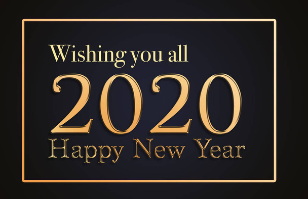 Frohes neues Jahr 2020 - Foto, Bild