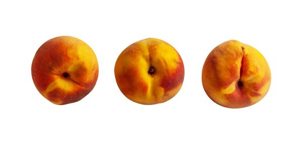 mehukas makea persikat eristetty valkoinen - Valokuva, kuva