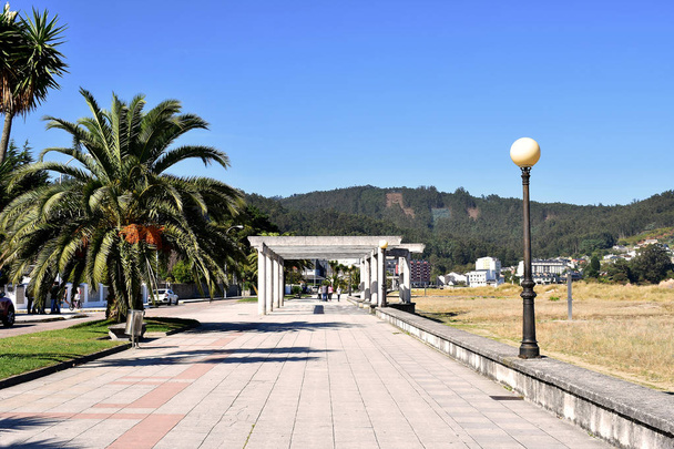 oblouky na pláži Covas v Viveiro, Lugo, Galicie. Španělsko. Evropa. Září 21, 2019 - Fotografie, Obrázek