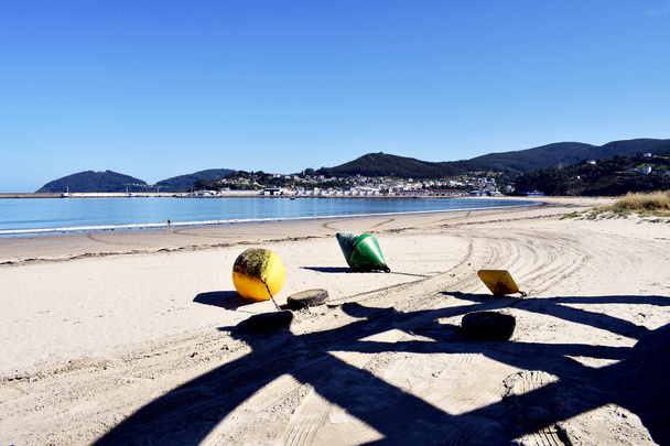 Pláž Covas v Viveiro, Lugo, Galicie. Španělsko. Evropa. Září 21, 2019 - Fotografie, Obrázek