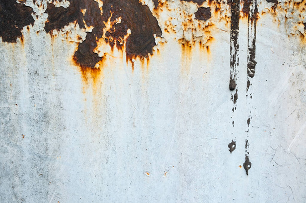 Rusted sheet of metal and grunge texture. Corrosion and oxidized background.  - Fotó, kép
