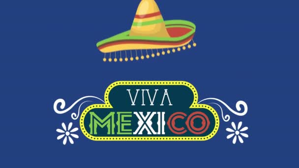 viva animation mexicaine avec chapeau mexicain
 - Séquence, vidéo