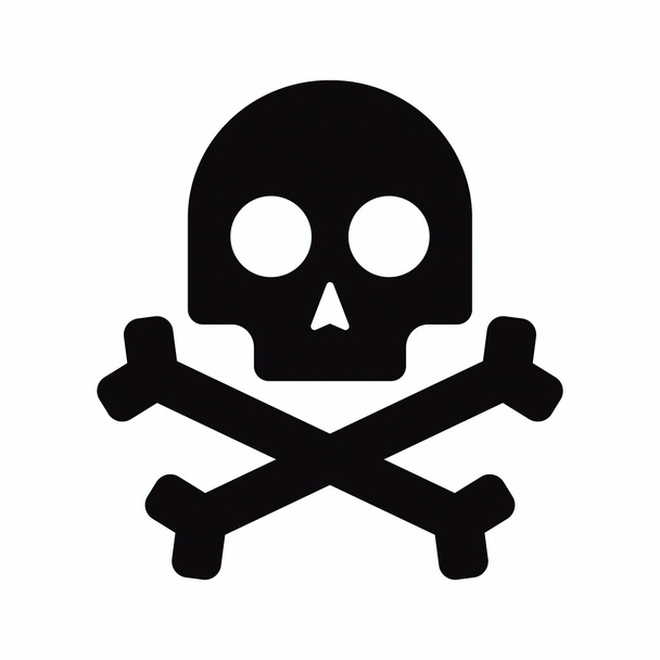 Ikone des Piratenschädels - Vektor, Bild