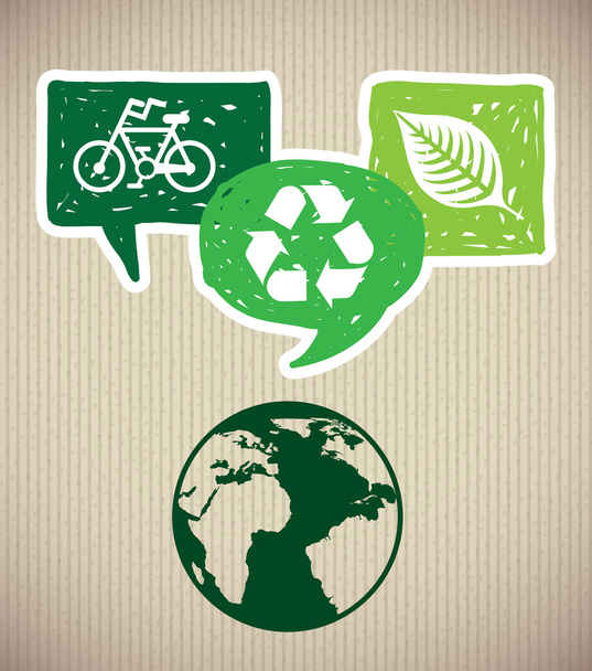 Save the planet - Vector, Image