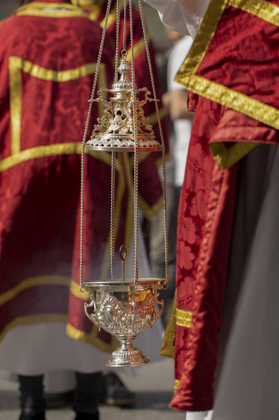 Censer in a procession, Holy Week - Photo, Image