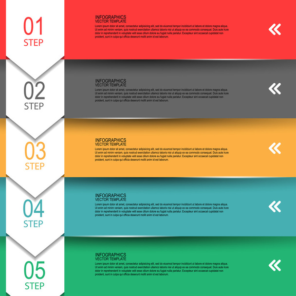 Step By Step Web Elements - Vector, afbeelding