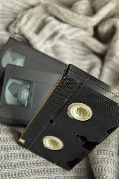 video cassette tape film vintage record retro - Photo, Image