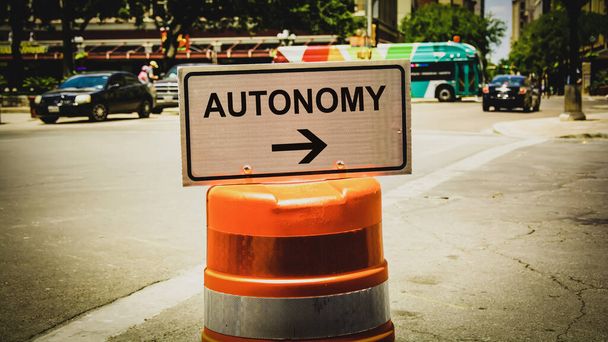 Вулиці підписати до автономії - Фото, зображення