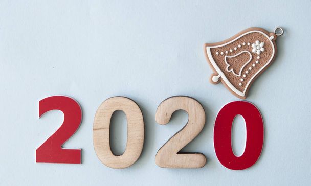 Contexte 2020 Le concept de la nouvelle 2020. Nouvel an avec engourdissement
 - Photo, image