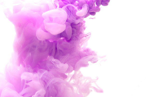 Abstract violet ink in water - Foto, imagen
