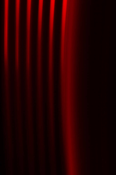 red light lines on a black background - Fotoğraf, Görsel