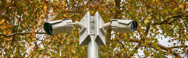 Telecamere a circuito chiuso in una posizione rurale, Regno Unito
 - Foto, immagini