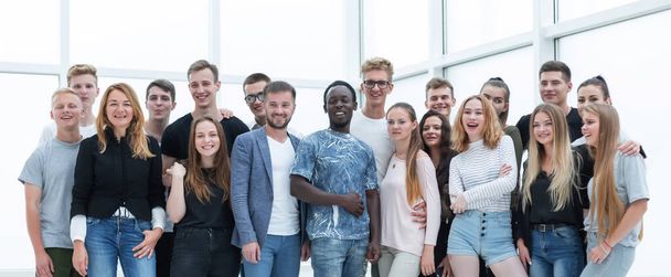 group of successful young people standing together. - Fotoğraf, Görsel