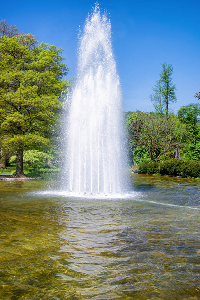 Fontaine à Gonneranlage Kurpark Vieille ville de Baden Baden Allemagne
 - Photo, image