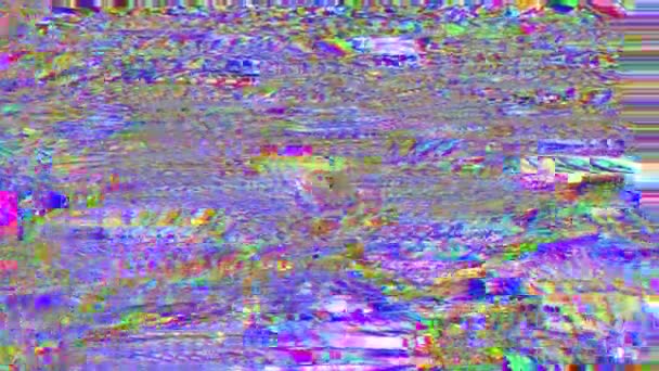 Glitch art, damaged vhs or bad tv effect. Casual light beams passing through glass.  - Footage, Video