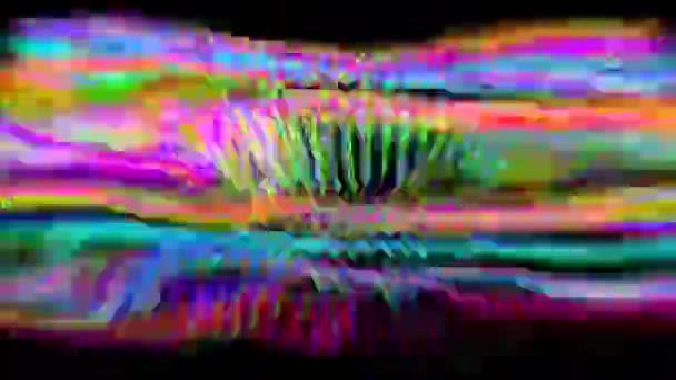 Digitale veelkleurige gradiënt glanzende textuur, buitenaardse jaren negentig spirit.  - Video