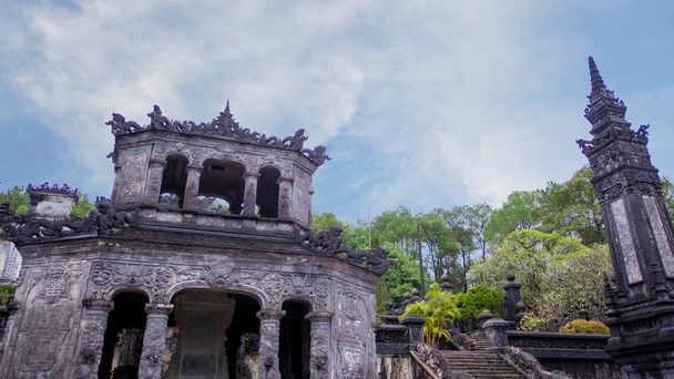 The most notable place in Khai Dinh Tomb in vietnam - Фото, изображение