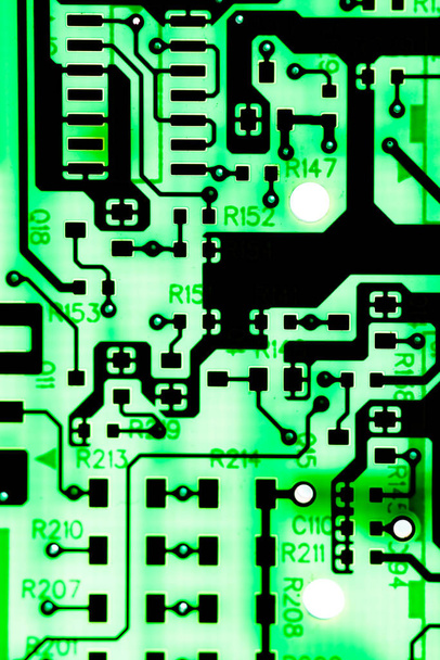 Absztrakt, zár-megjelöl-a Mainboard elektronikus számítógép háttér. (logika-board, cpu, alaplap, fő-fórumon, alaplap, mobo) - Fotó, kép